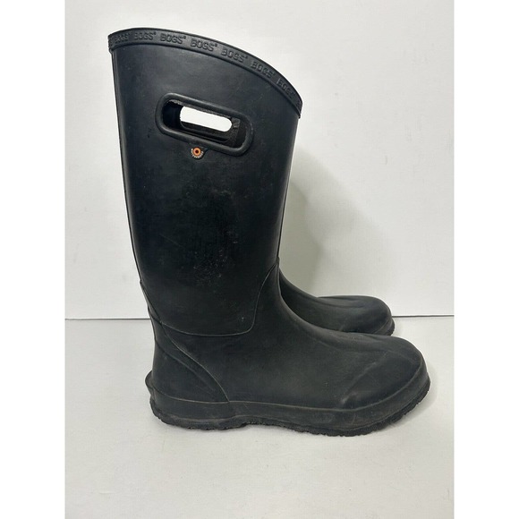 Bogs Womens Classic High Handles Boot Black Size 12 / EU 43 - Picture 3 of 8